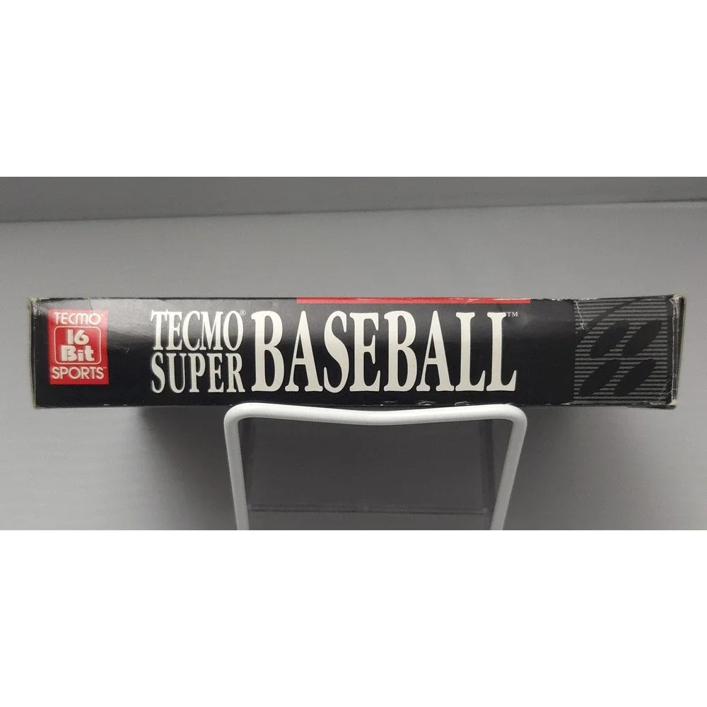 Tecmo Super Baseball SNES CIB - Tested - Unfilled Registration Card/ Rare Poster